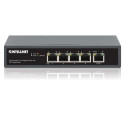 Intellinet 5-Port Gigabit Switch with PoE Passthrough, One IEEE 802.3bt (PoE++ / 4PPoE) PD PoE Port 