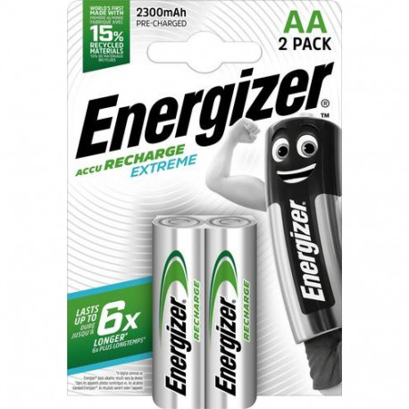 Energizer Accu Recharge Extreme 2300 AA BP2 Rechargeable battery Nickel-Metal Hydride (NiMH)