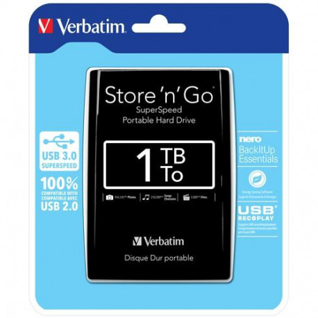 Ārējais cietais disks Verbatim 1TB