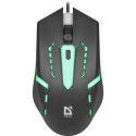 Defender HIT MB-601 mouse Gaming Ambidextrous USB Type-A Optical 1200 DPI