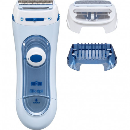 Braun | Lady Shaver | Silk-épil 5160 | Number of power levels 1 | Wet & Dry | Blue