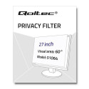 Qoltec 51064 display privacy filters 68.6 cm (27&quot;)