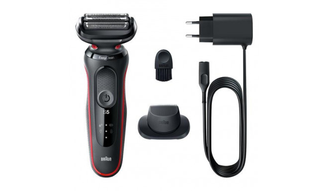 Braun Series 5 51-R1200S men&#039;s shaver Foil shaver Trimmer Black, Red