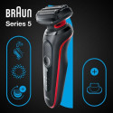 Braun Series 5 51-R1200S men&#039;s shaver Foil shaver Trimmer Black, Red