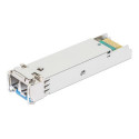 Intellinet Industrial Gigabit Fiber SFP Optical Transceiver Module 1000Base-LX (LC) Single-Mode Port
