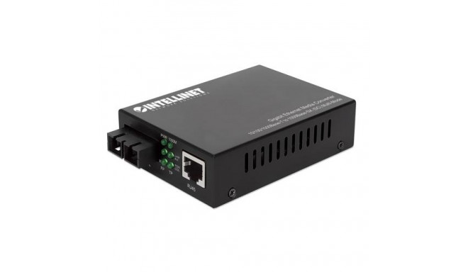 Intellinet Gigabit Ethernet Media Converter 10/100/1000Base-T to 1000Base-SX (SC) Multi-Mode, 550 m 