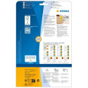HERMA Coloured labels A4 105x42.3 mm yellow paper matt 280 pcs.