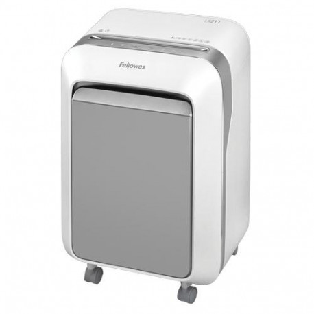 Fellowes LX Series Powershred LX21 paper shredder Micro-cut shredding Grey, White