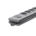 Qoltec 50270 surge protector Grey 5 AC outlet(s) 230 V 1.8 m
