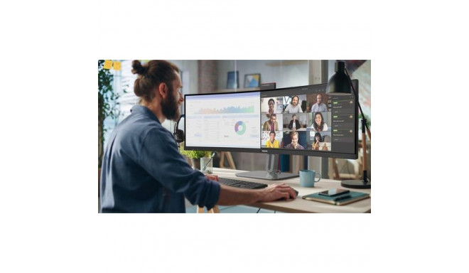 Philips 49B2U6900CH/00 computer monitor 124 cm (48.8&quot;) 5120 x 1440 pixels Dual QHD LCD Blac