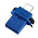Verbatim Dual - USB 3.0 Drive 32 GB - USB-C / USB-A - Blue
