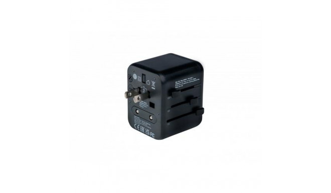 Verbatim 49543 power plug adapter Universal Black