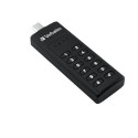 Verbatim Keypad Secure - USB-C Drive with Password Protection and AES-256 HW encryption to protect y