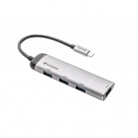 USB-C Verbatim Multiport HUB 4-Port USB 3.2 GEN 1Type A