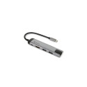Verbatim 49141 laptop dock/port replicator USB 3.2 Gen 1 (3.1 Gen 1) Type-C Black, Silver