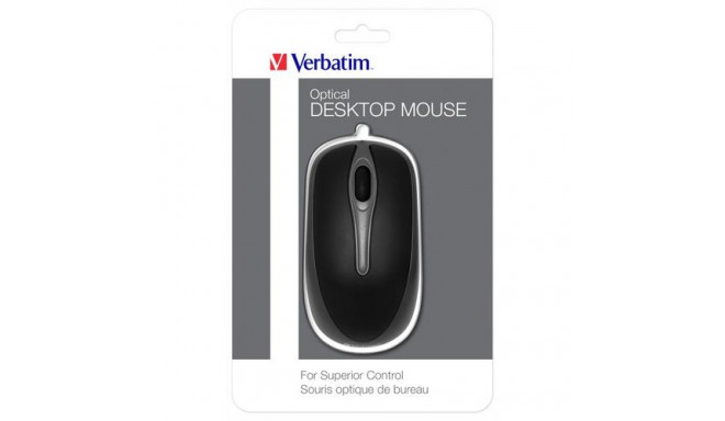 Verbatim 49019 mouse Office Ambidextrous USB Type-A Optical 1000 DPI