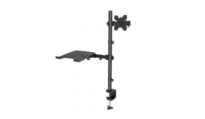 Manhattan TV &amp; Monitor &amp; Laptop Combo Mount, Desk, Full Motion, 1 screen, Screen Siz