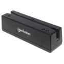 Manhattan USB-A Magnetic Strip Card Reader, Triple Track Reader, Keyboard Wedge Decoder, Cable 1.5m,