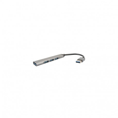 4smarts 4in1 Hub USB-A to 3x USB-A 2.0 and 1x USB-A 3.0 space grey