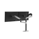 Ergotron LX Series LX Dual Stacking Arm Tall Pole 101.6 cm (40&quot;) Desk Aluminium