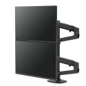Ergotron LX Series LX Dual Stacking Arm, Tall Pole, Matte Black 101.6 cm (40&quot;) Desk