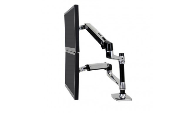 Ergotron LX Series Dual Stacking Arm monitor mount / stand 61 cm (24&quot;) Desk Silver