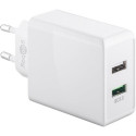 Goobay 44957 mobile device charger Digital camera, Headphones, Mobile phone, Smartwatch, Tablet Whit