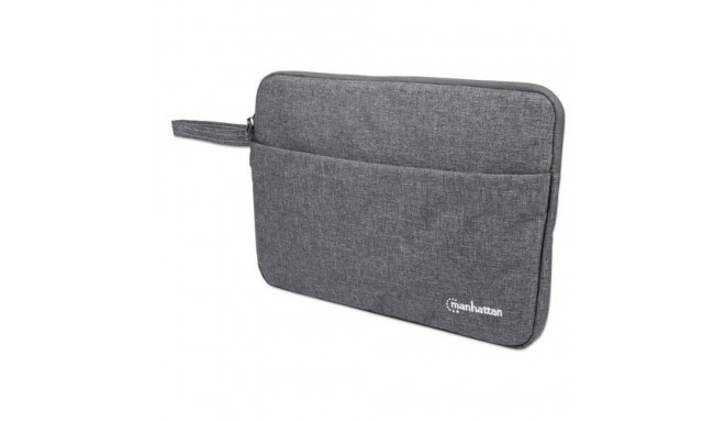 Manhattan Seattle Laptop Sleeve 14.5&quot;, Grey, Padded, Extra Soft Internal Cushioning, Main C
