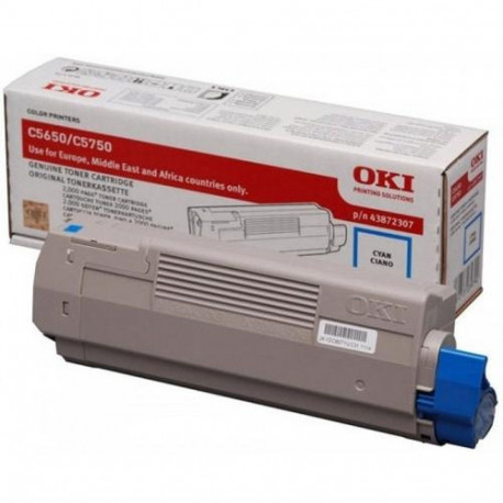 OKI Toner 43872307 Cyan