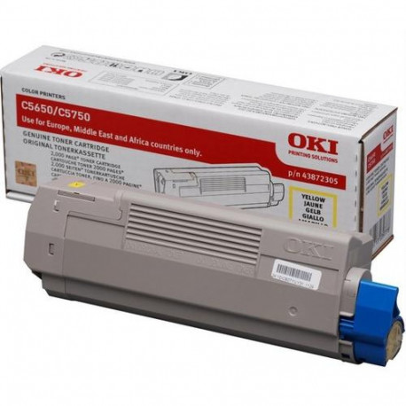 OKI 43872305 toner cartridge 1 pc(s) Original Yellow