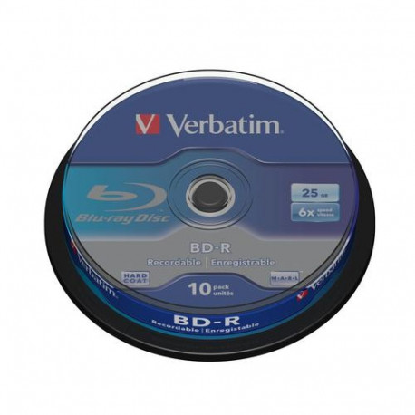 Verbatim BD-R SL 25GB 6 x 10 Pack Spindle 10 pc(s)