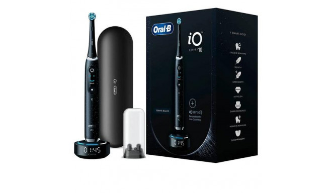 Braun Oral-B iO Series 10, electric toothbrush (black, cosmic black)