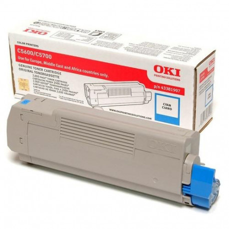 OKI Toner 43381907 Cyan (43324407)