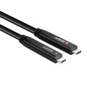 Lindy 10m USB 3.2 Gen 1 and DP 1.4 Type C Hybrid Cable