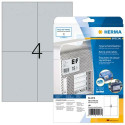 HERMA Rating plate labels A4 105x148 mm silver extra strong adhesion film matt 100 St.