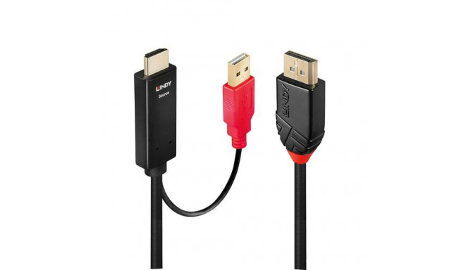 Lindy 5m HDMI to DisplayPort Cable