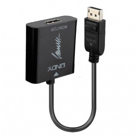 Adapteris - LINDY DisplayPort 1.2 į HDMI 4K 60Hz Aktyvus Adapteris Konverteris, 3840x2160@60Hz, 100 