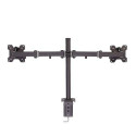 Lindy Dual Display Bracket with Pole and Desk Clamp