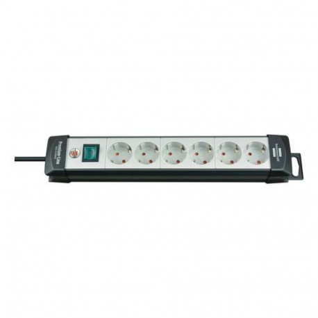 Brennenstuhl 1951560101 power extension 5 m 6 AC outlet(s) Indoor Black, Grey
