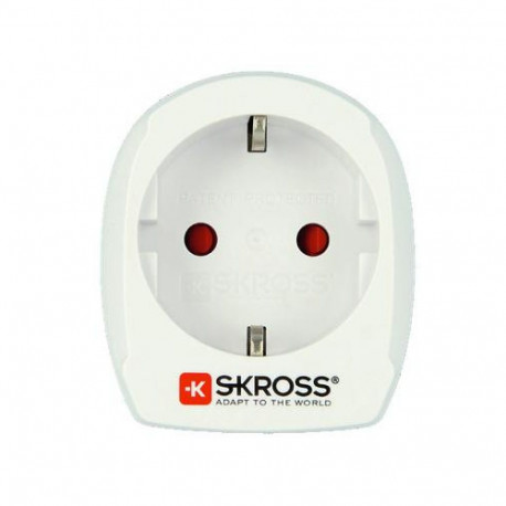 Skross 1.500203-E power plug adapter Type B Universal White