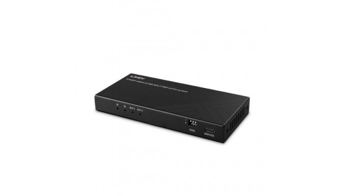 Lindy 2 Port HDMI 8K60 Splitter with Audio