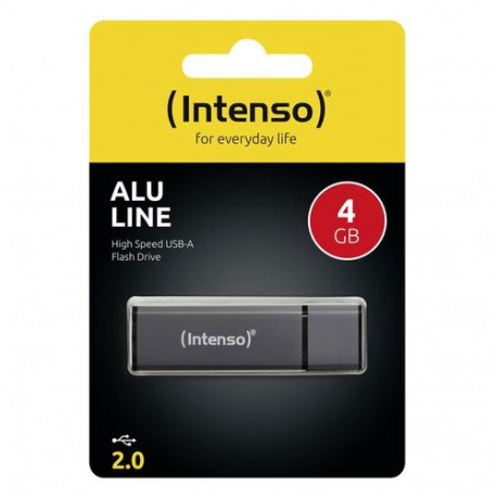 Intenso Alu Line USB flash drive 4 GB USB Type-A 2.0 Anthracite