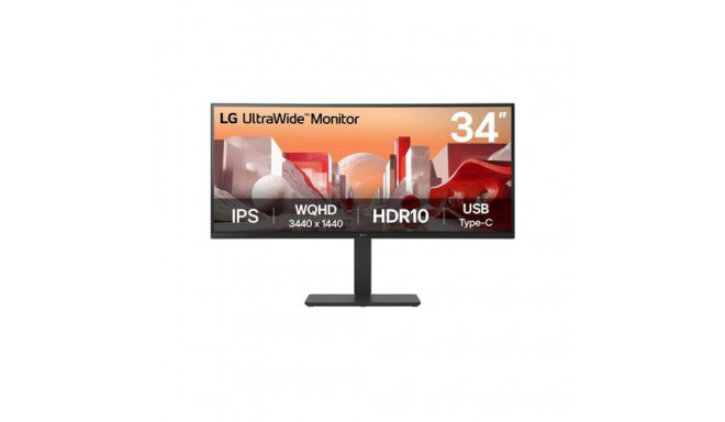 LG 34BA75QE-B computer monitor 86.4 cm (34&quot;) 3440 x 1440 pixels Wide Quad HD LCD Black