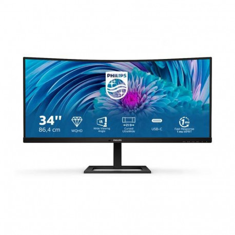 Philips E Line 346E2CUAE/00 computer monitor 86.4 cm (34") 3440 x 1440 pixels Wide Quad HD+