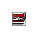 Einhell GC-HM 400 Push lawn mower Red, Steel