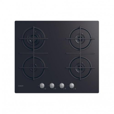 Candy CVG6B Black Built-in 59 cm Gas 4 zone(s)