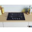 Candy CVG6B Black Built-in 59 cm Gas 4 zone(s)