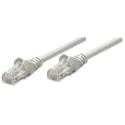 Intellinet Network Patch Cable, Cat6, 3m, Grey, CCA, U/UTP, PVC, RJ45, Gold Plated Contacts, Snagles