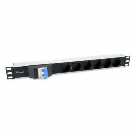 Equip 333312 power distribution unit (PDU) 6 AC outlet(s) 1U Black