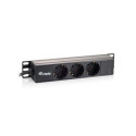 Equip 3-Outlet German Power Distribution Unit, 10&quot;